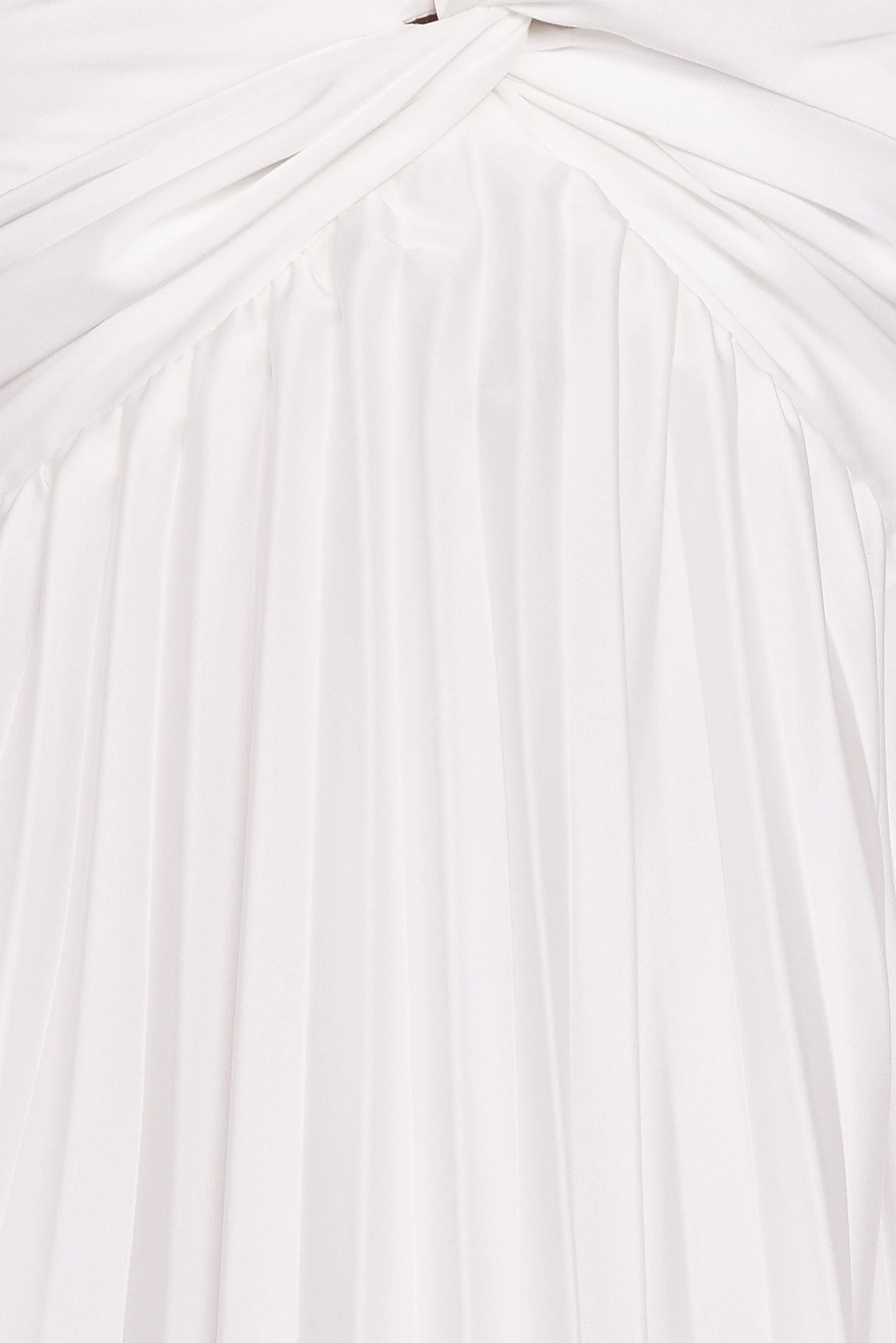 Nova Flutter Sleeve Midi Dress White