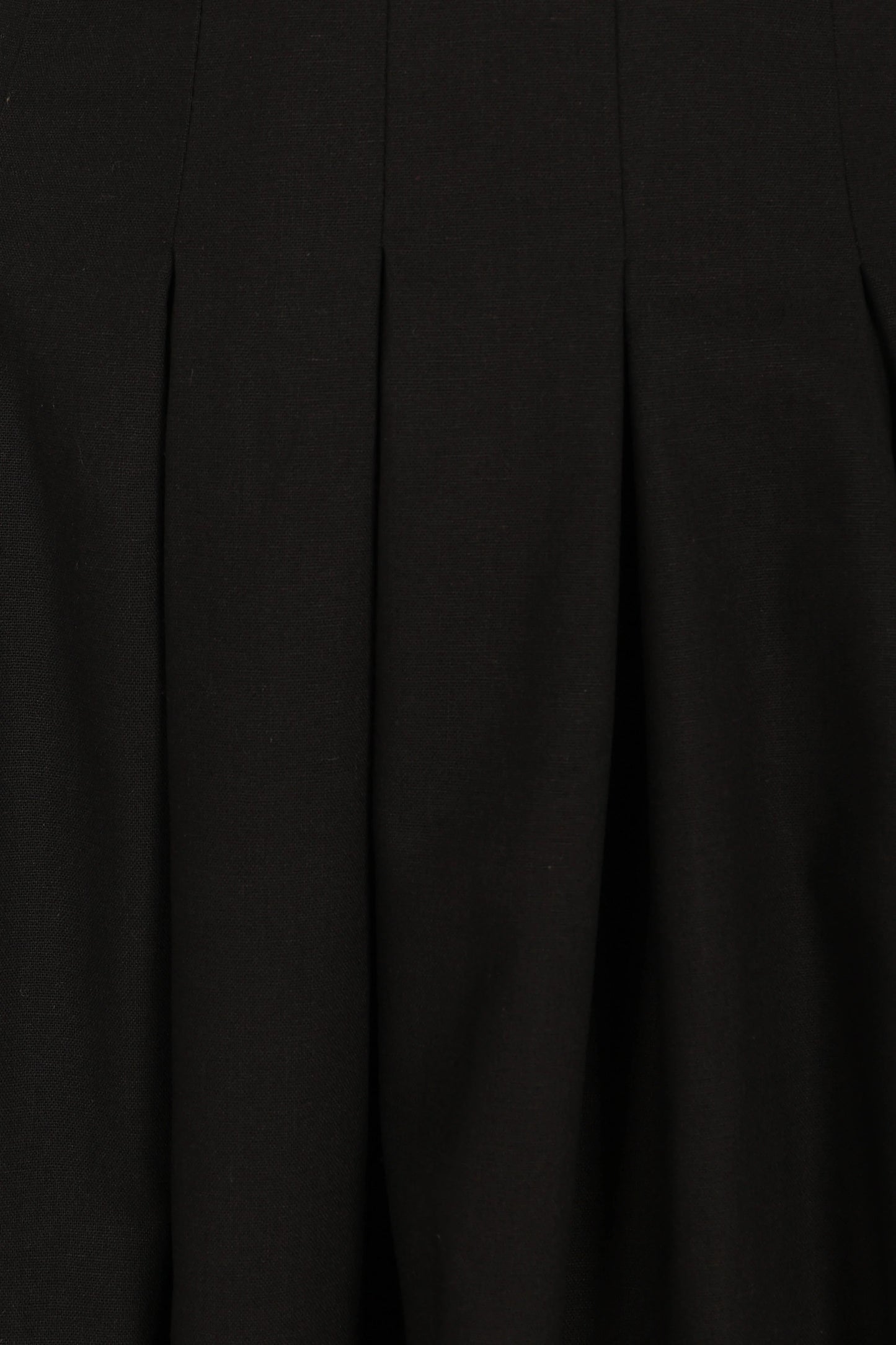 Maria Puff Sleeve Midi Dress Black