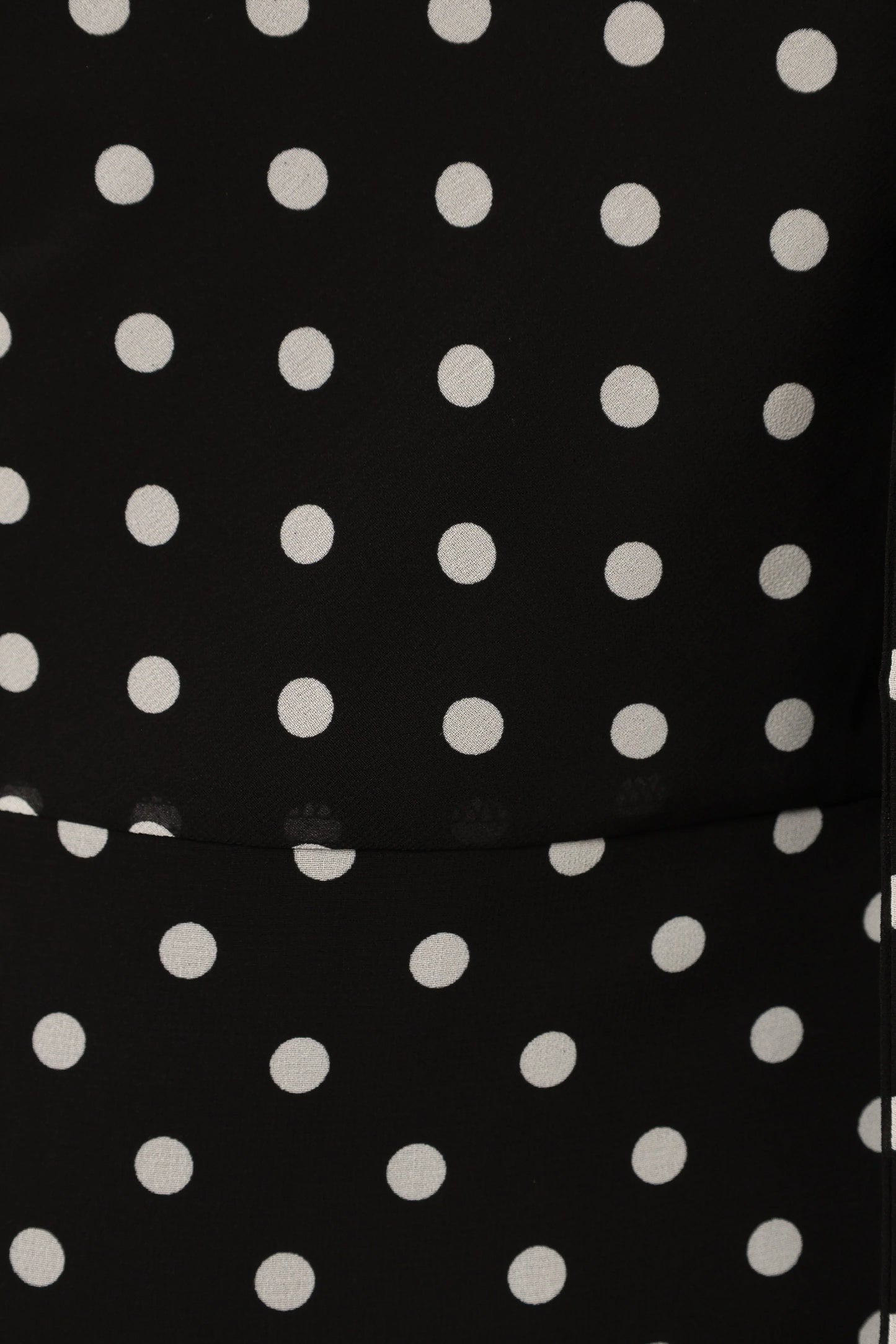 Francesca Midi Dress Black Polka Dot