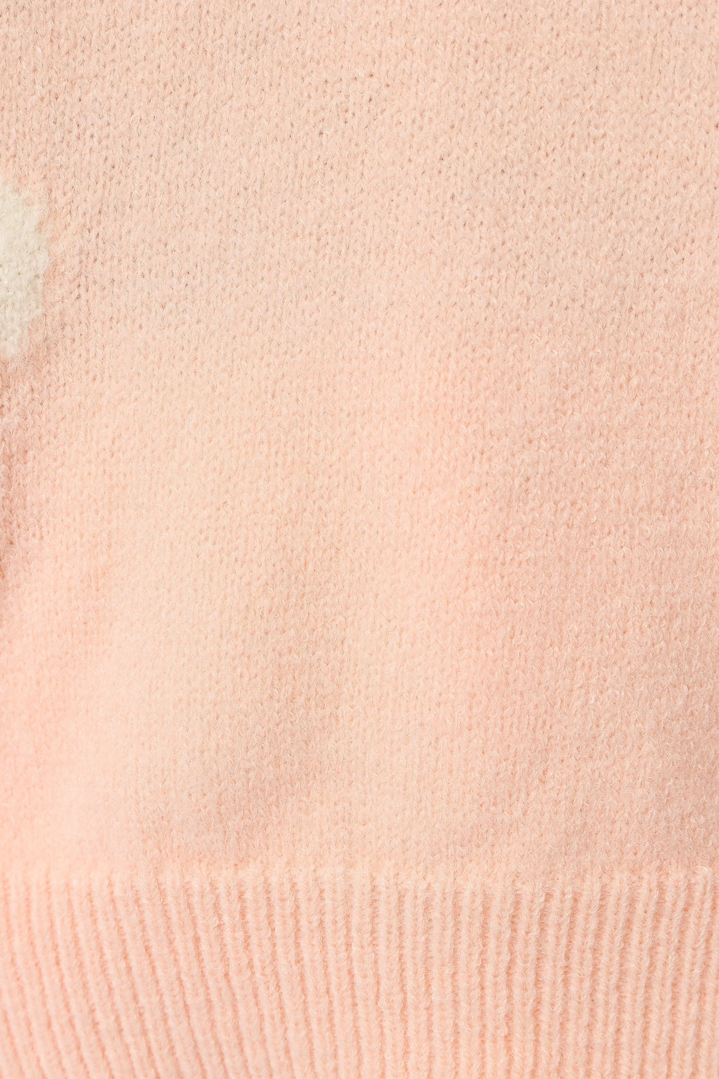 Charlie Flower Knit Sweater Pink