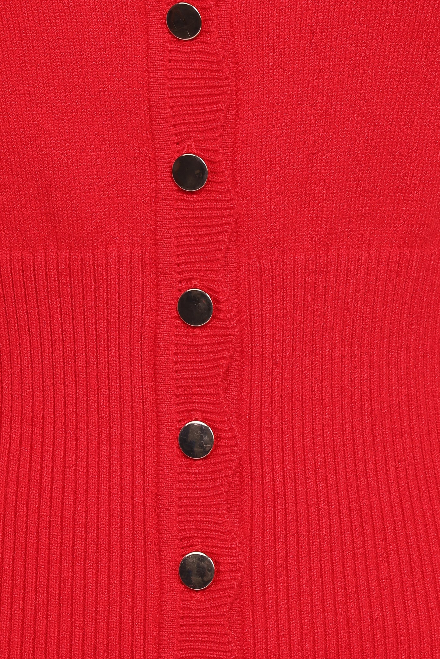 Walsh Scalloped Cardigan Red