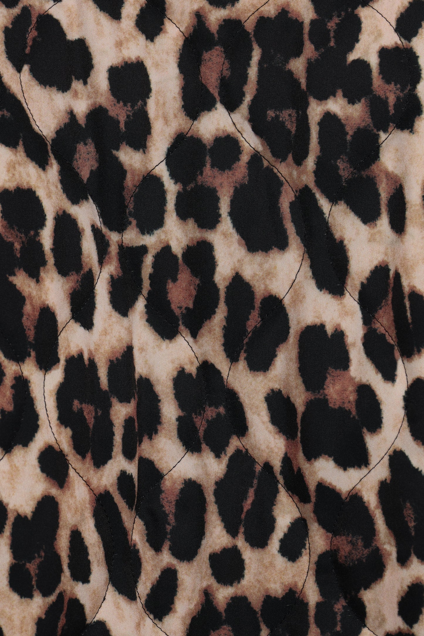 Marcos Leopard Print Quilted Jacket Leopard