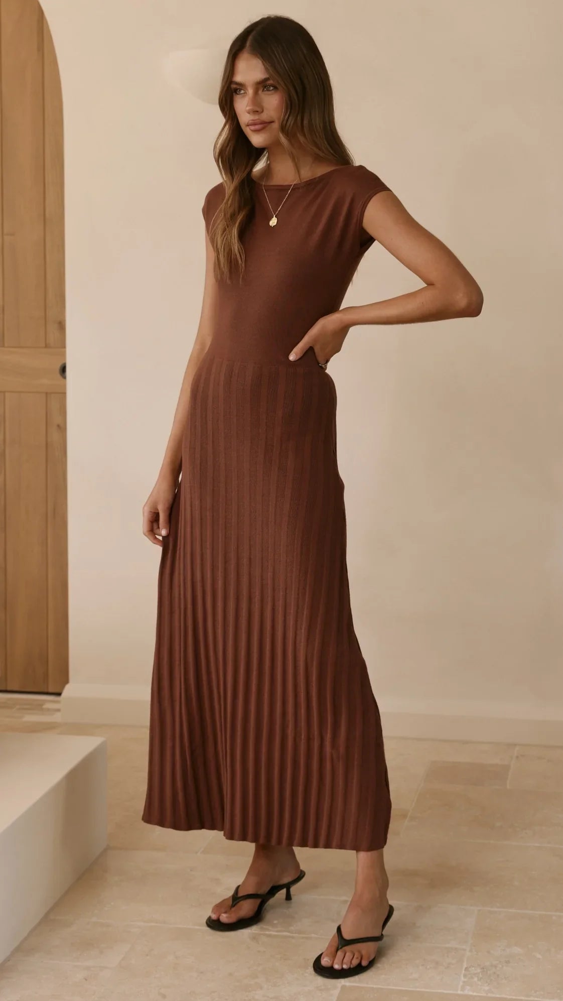 Marni Maxi Dress Chocolate