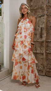 Loana Maxi Dress Spring Floral