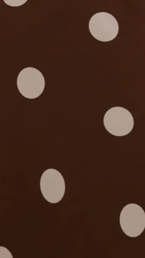 Jianna Maxi Dress Chocolate Cream Polka Dot