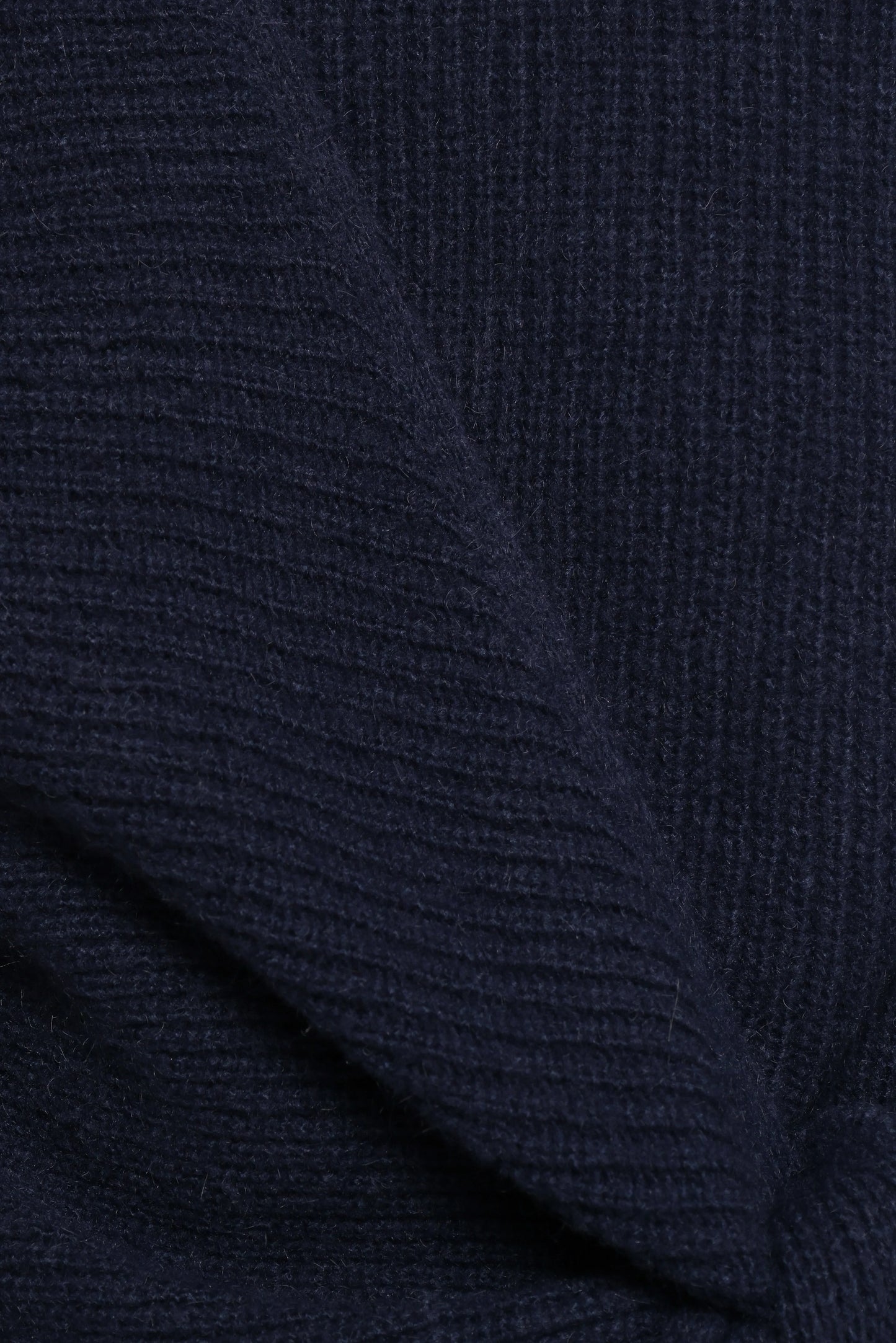 Ettie Wrap Side Tie Knit Sweater Navy