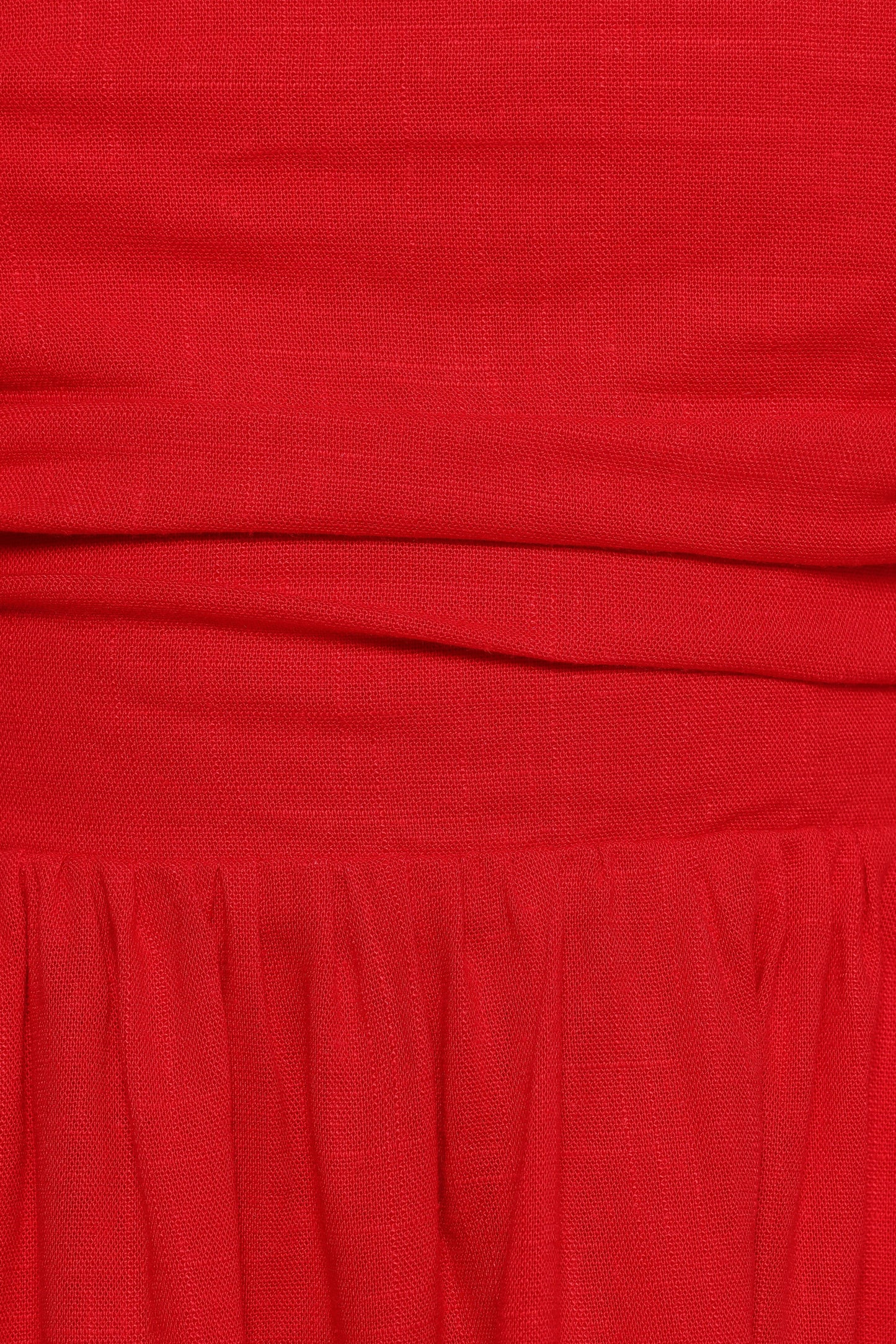 Katy Strapless Mini Dress Red