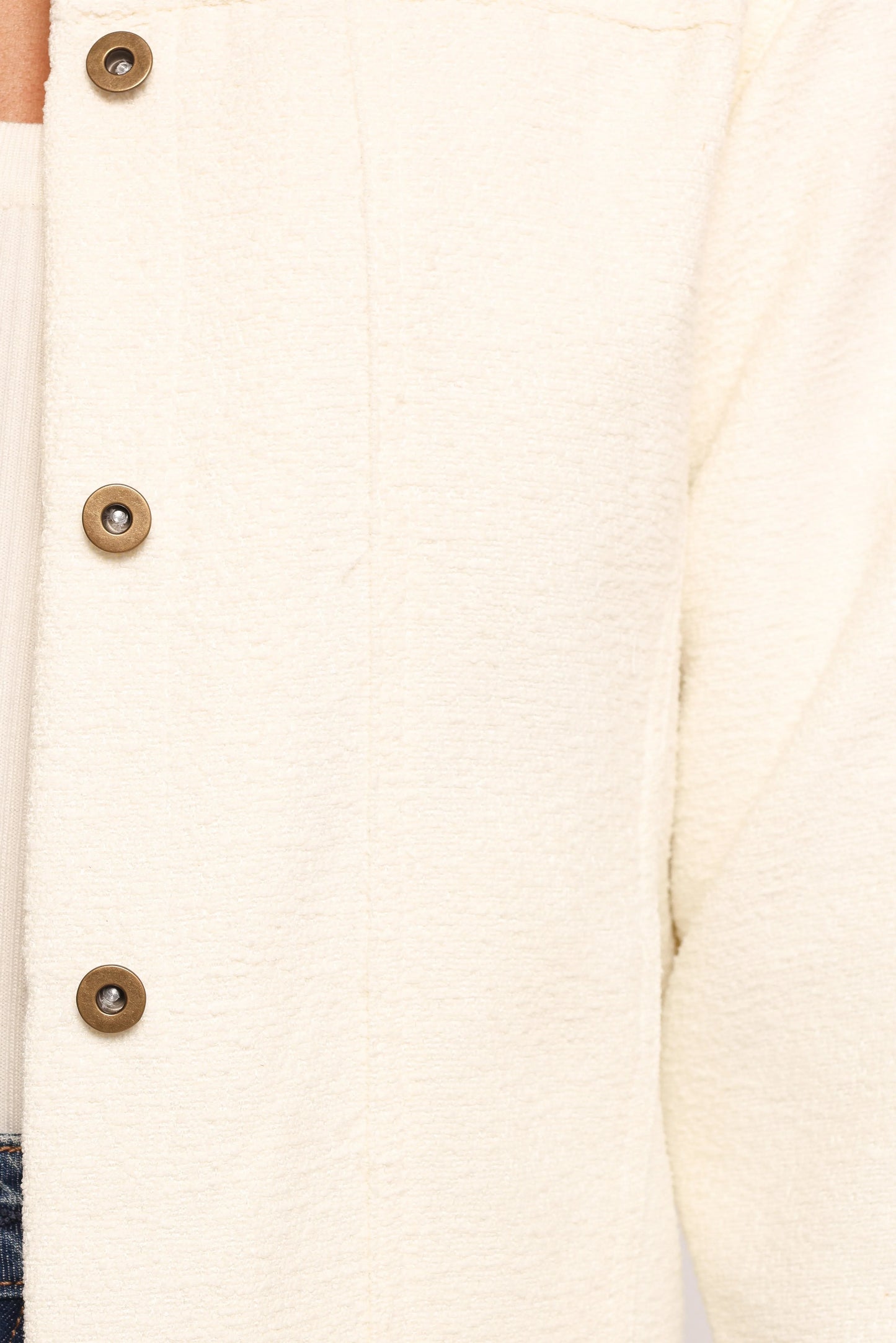 Sandy Boucle Jacket White