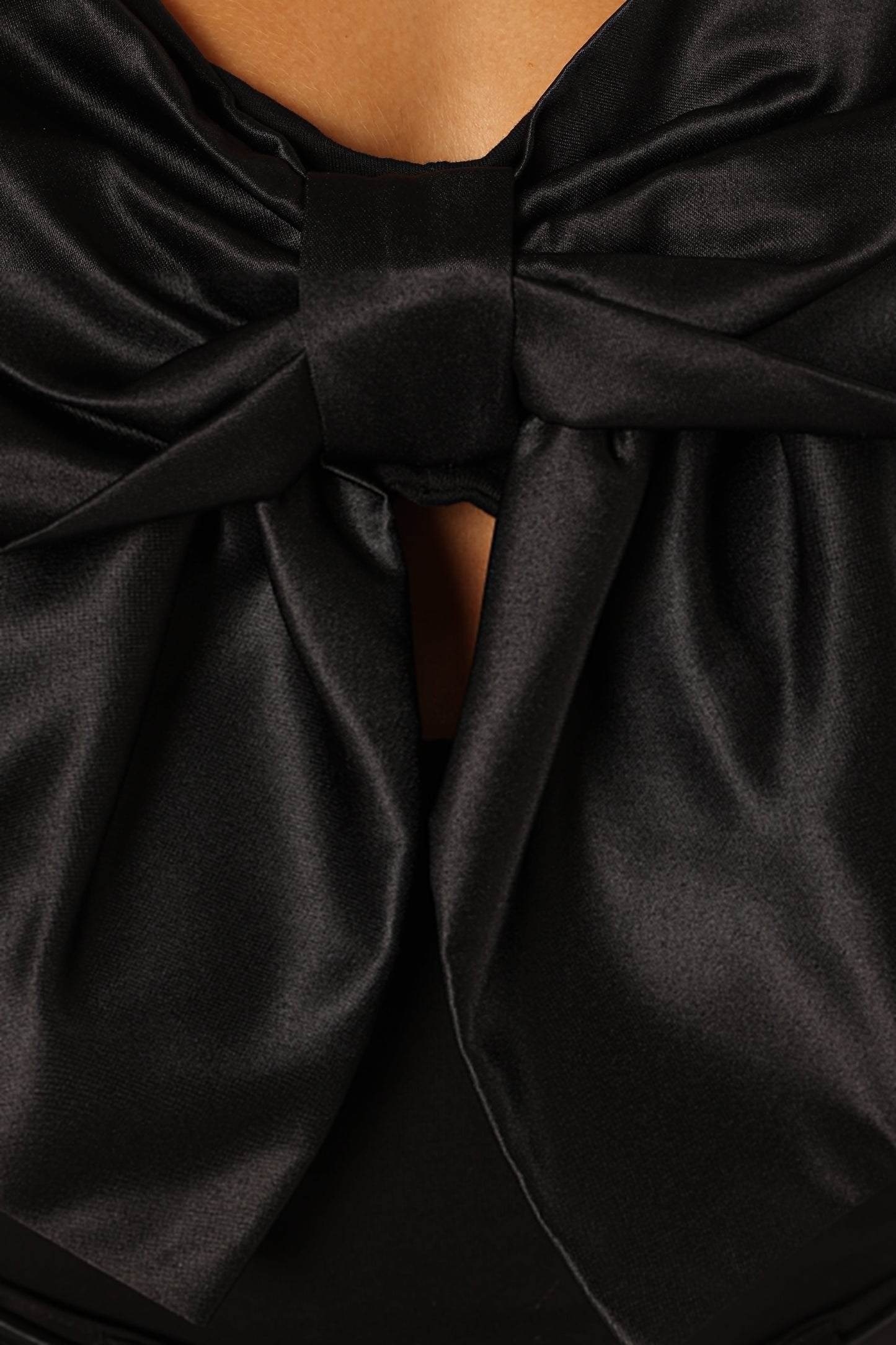 Lennox Bow Bodysuit Black