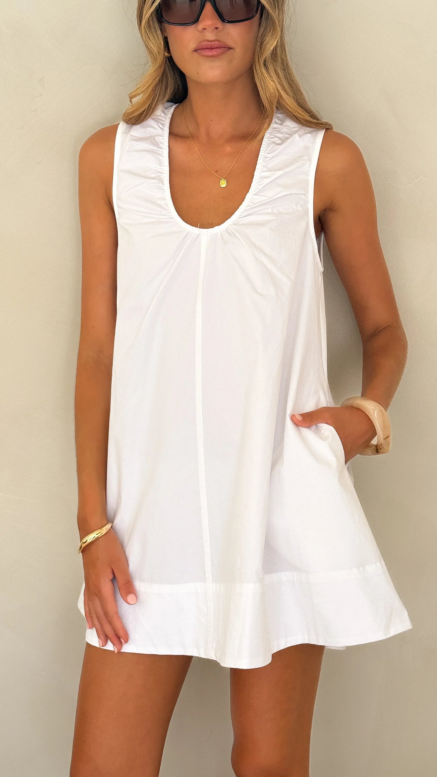 Vika Mini Dress White