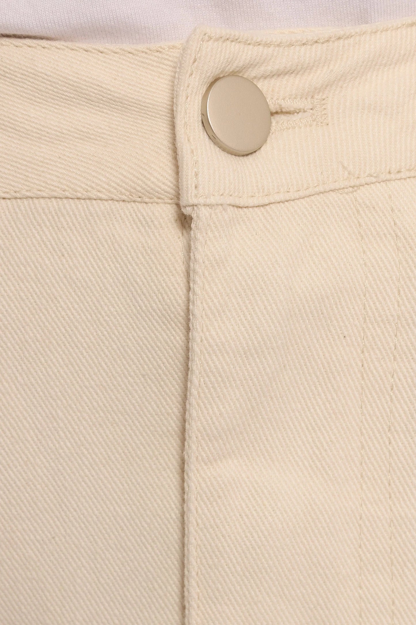 Kellen Corduroy Midi SKirt Cream