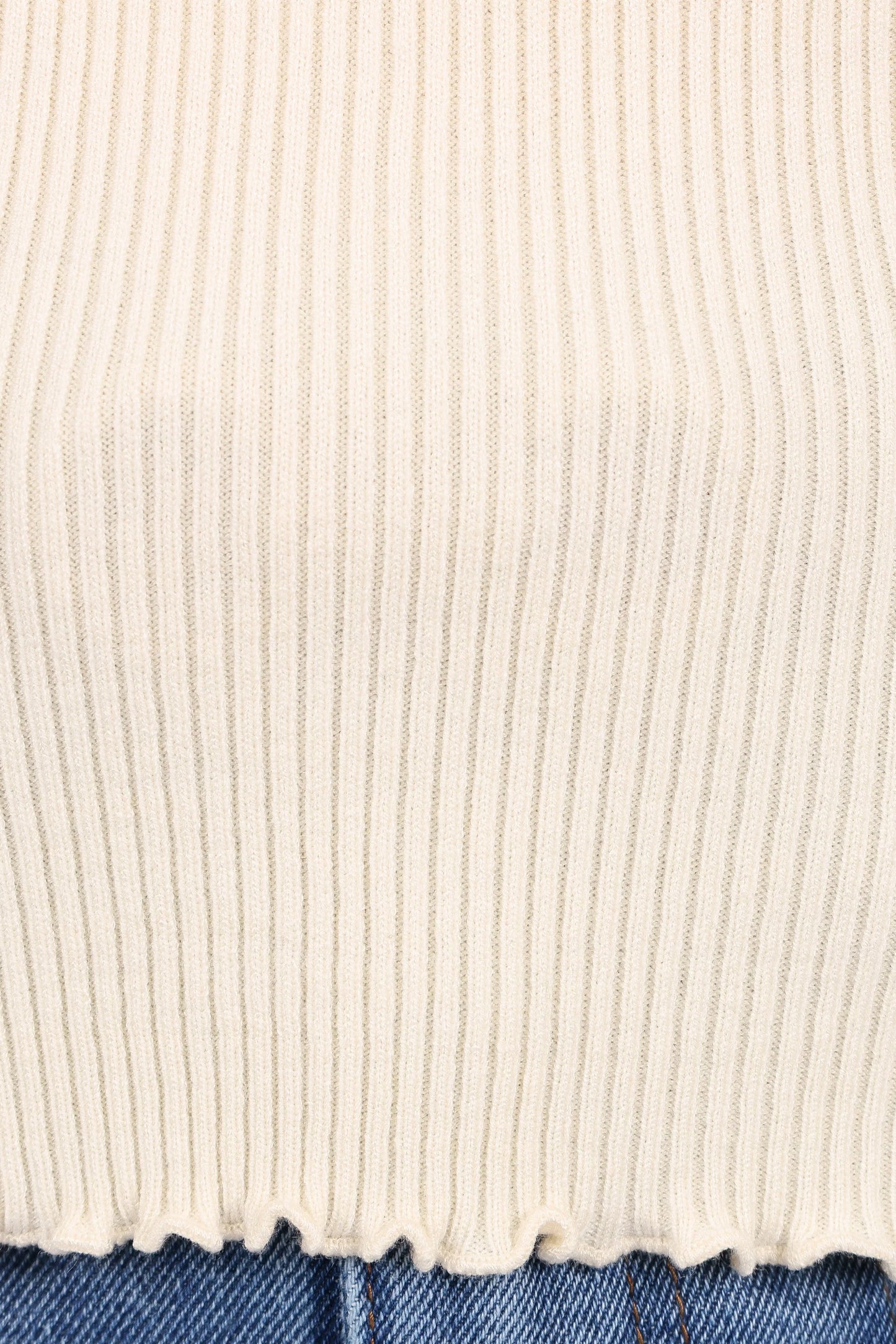 Kirsten Knit Top Cream