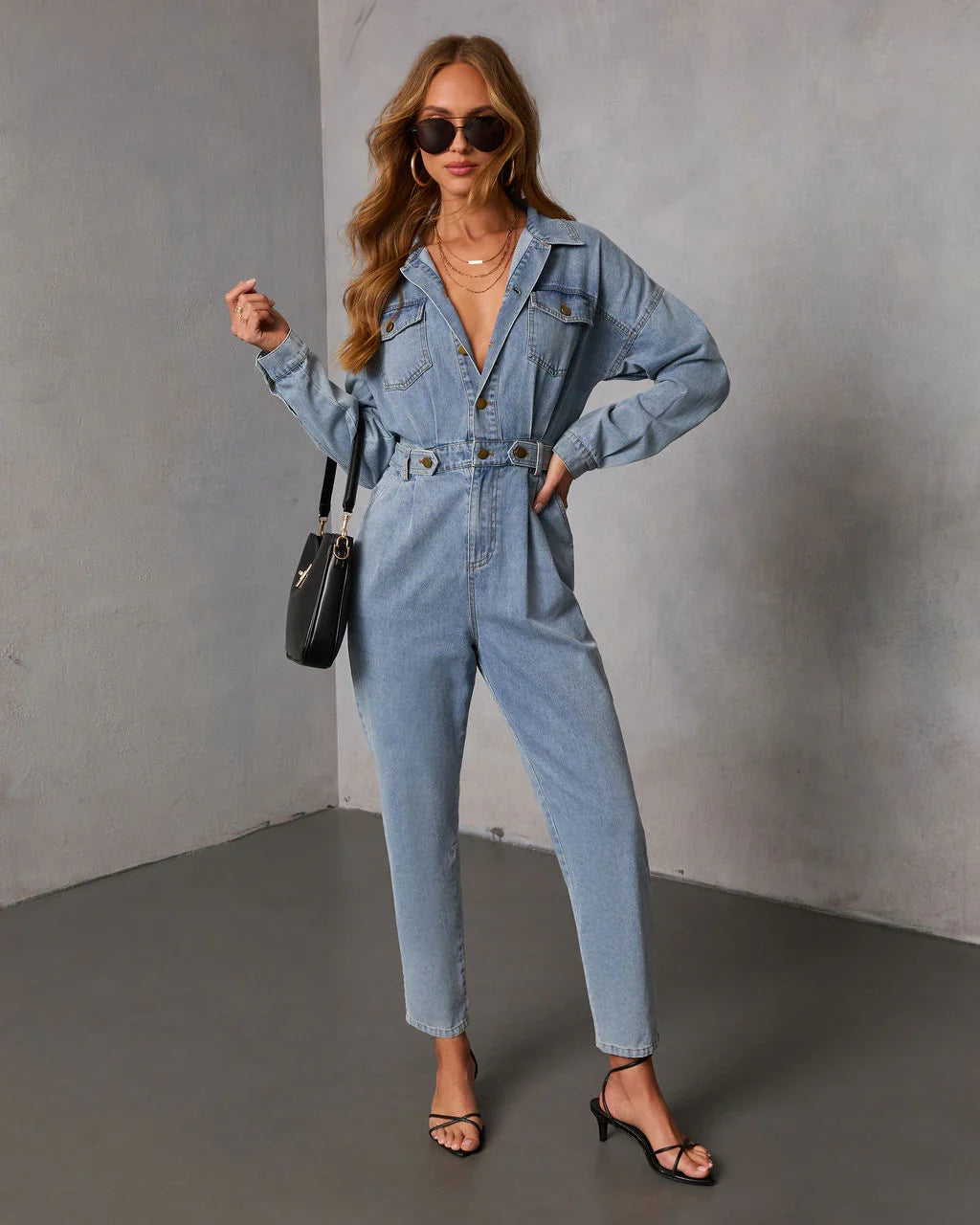 Quiet Cool Denim Jumpsuit