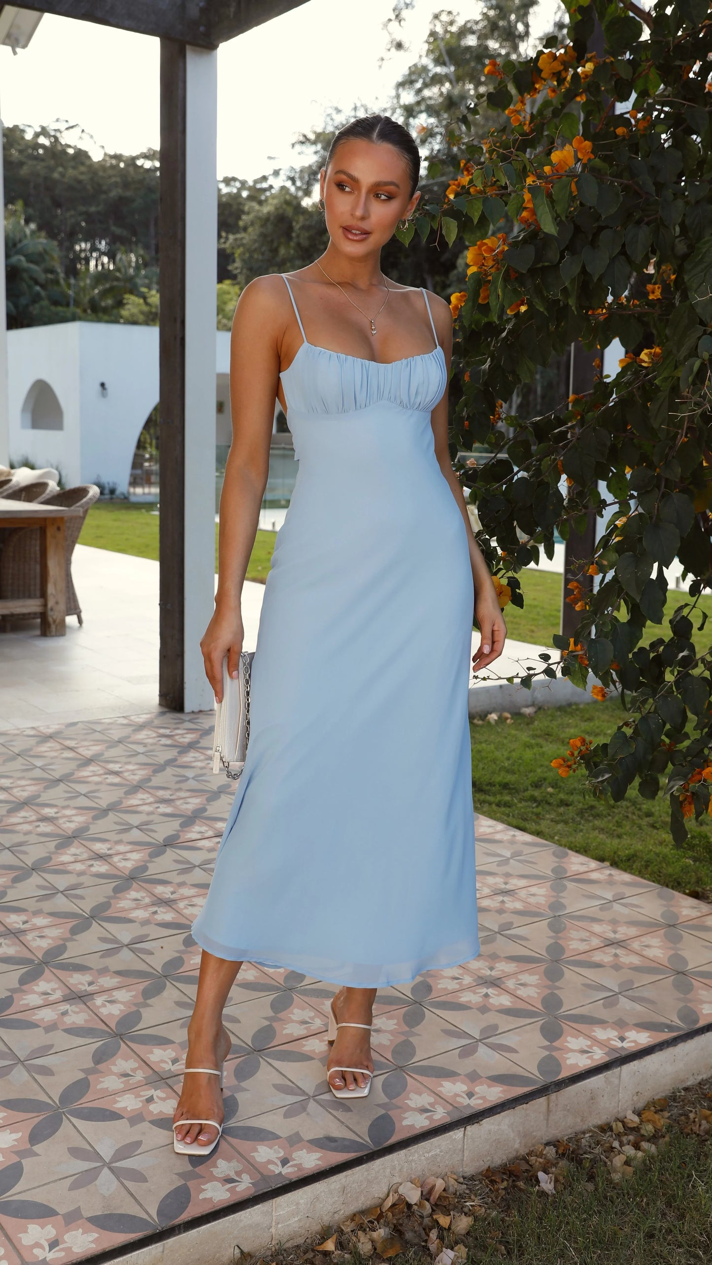 Margie Midi Dress Blue