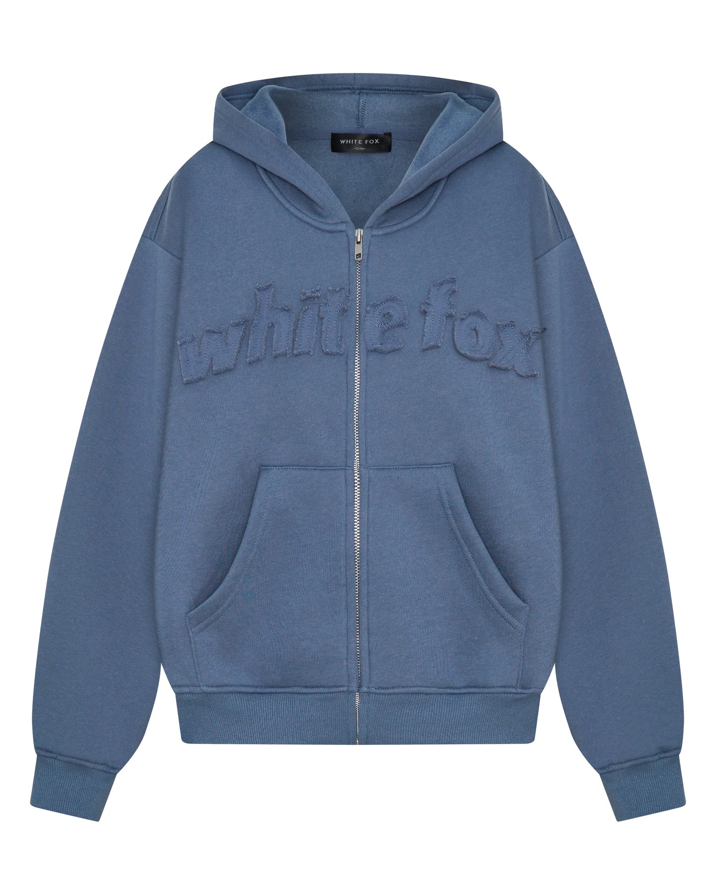 From The Archives Lexi Boxy Zip Front Hoodie Ocean