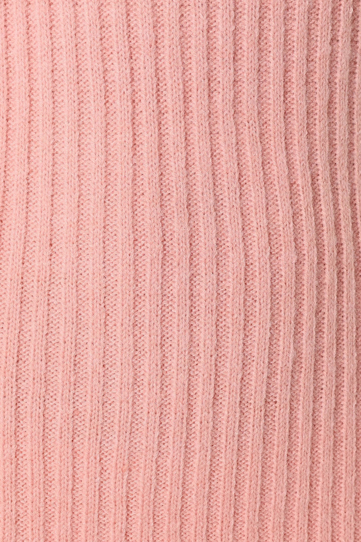 Camryn Puff Sleeve Knit Sweater Midi Dress Blush