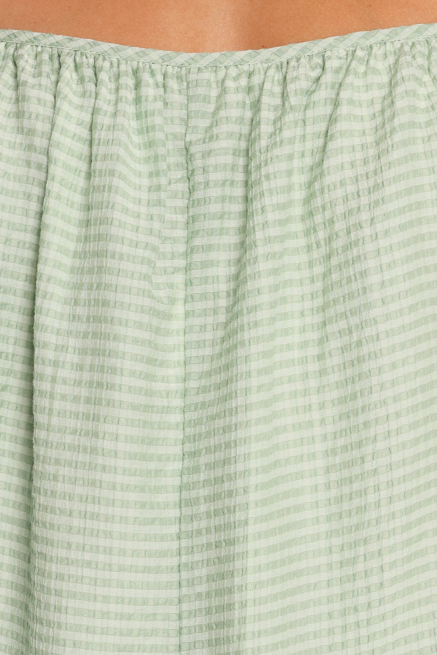 Neva Romper Green Gingham