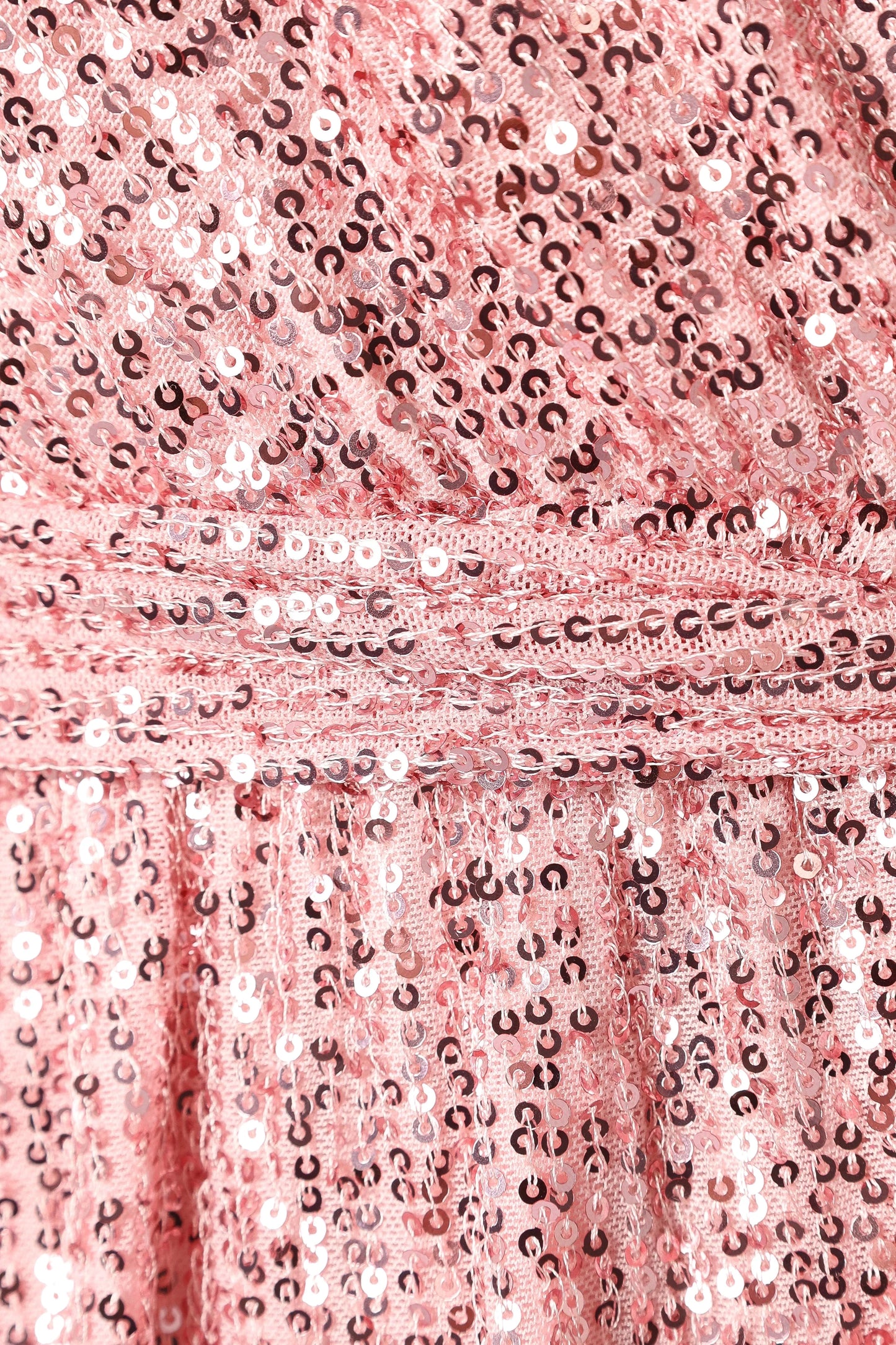 Monica Sequin Romper Pink