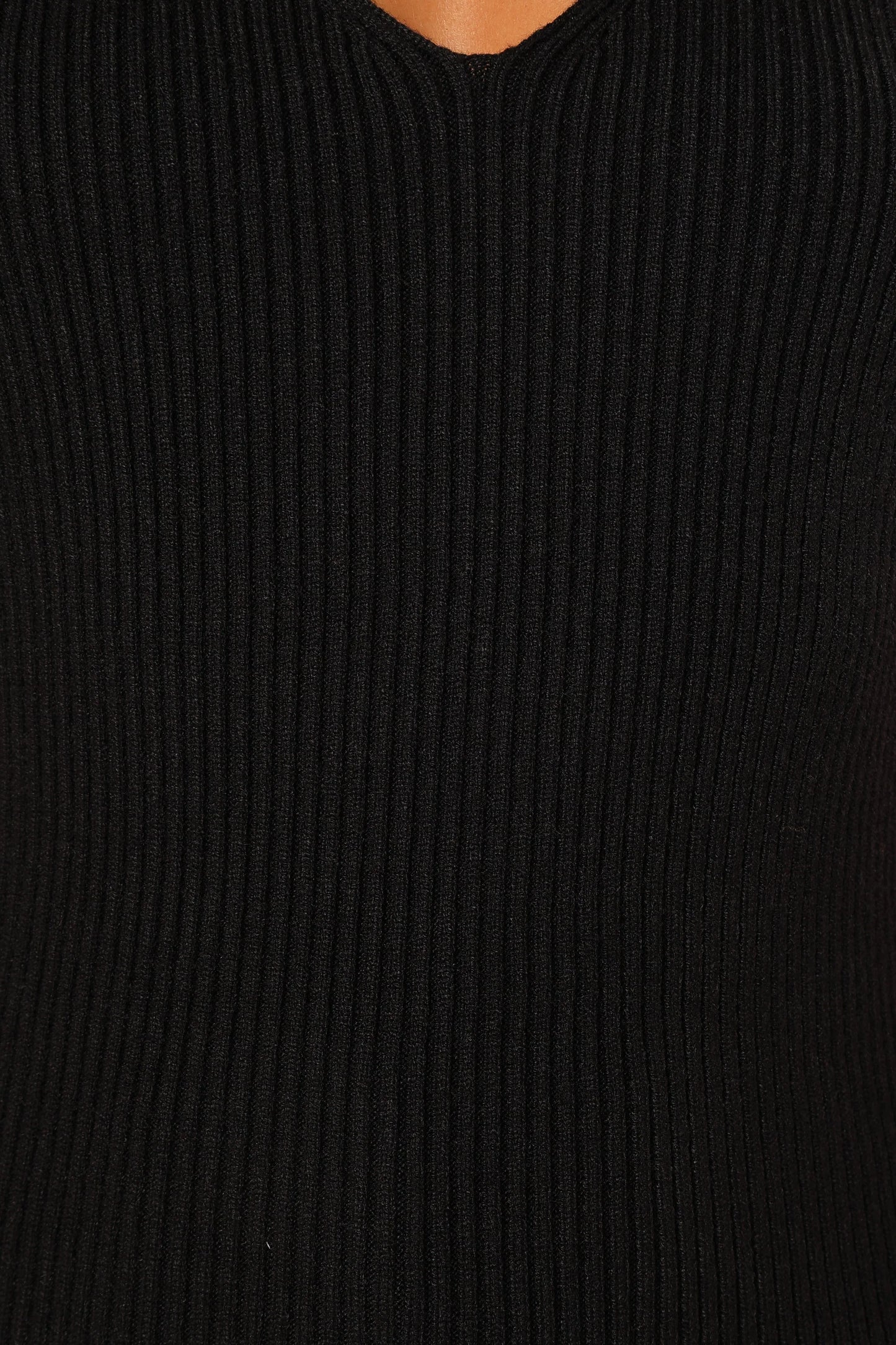 Emily Rib Top Black