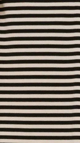 Josie Crew Neck Tee Black White Stripe