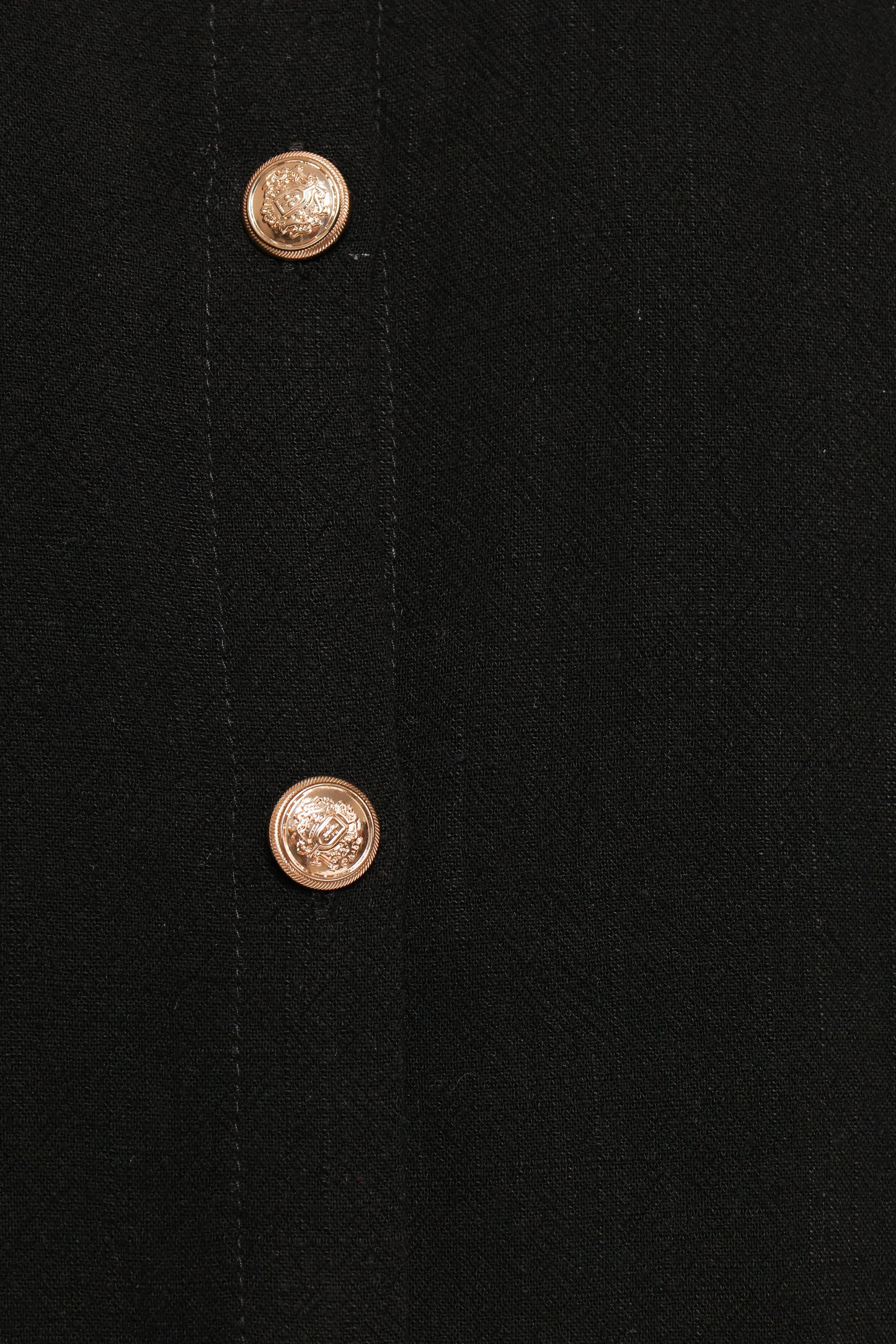 Velvette Mini Button Down Dress Black