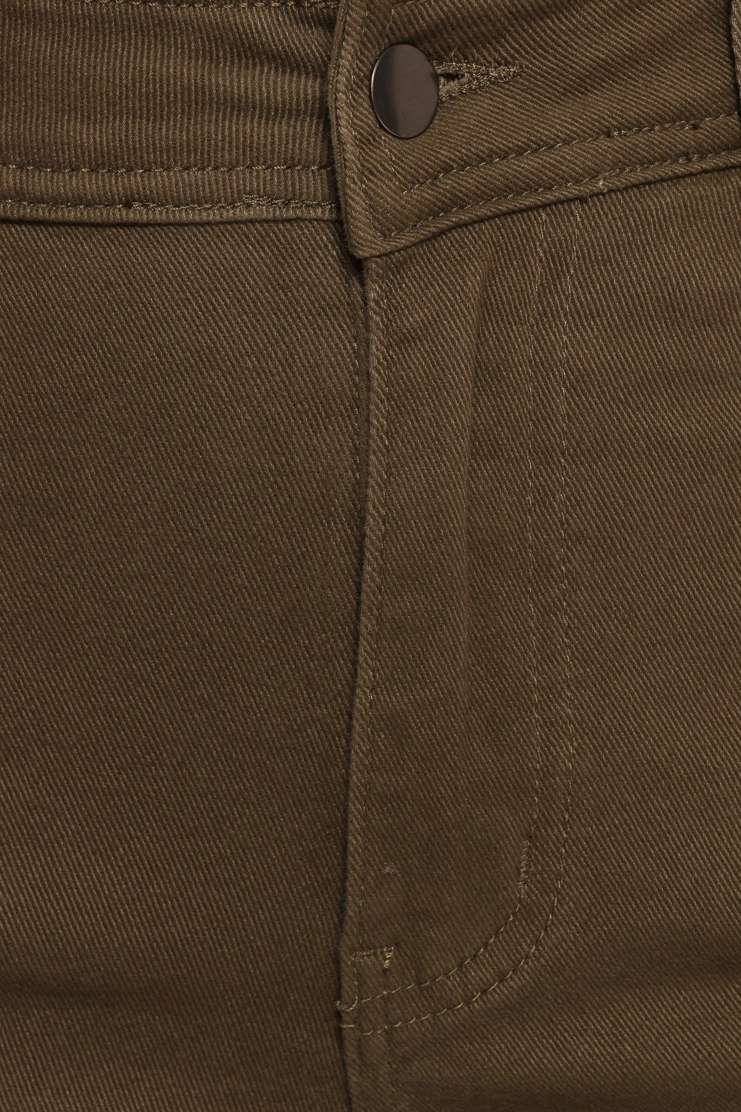 Georgette High Waisted Straight Leg Pants Olive