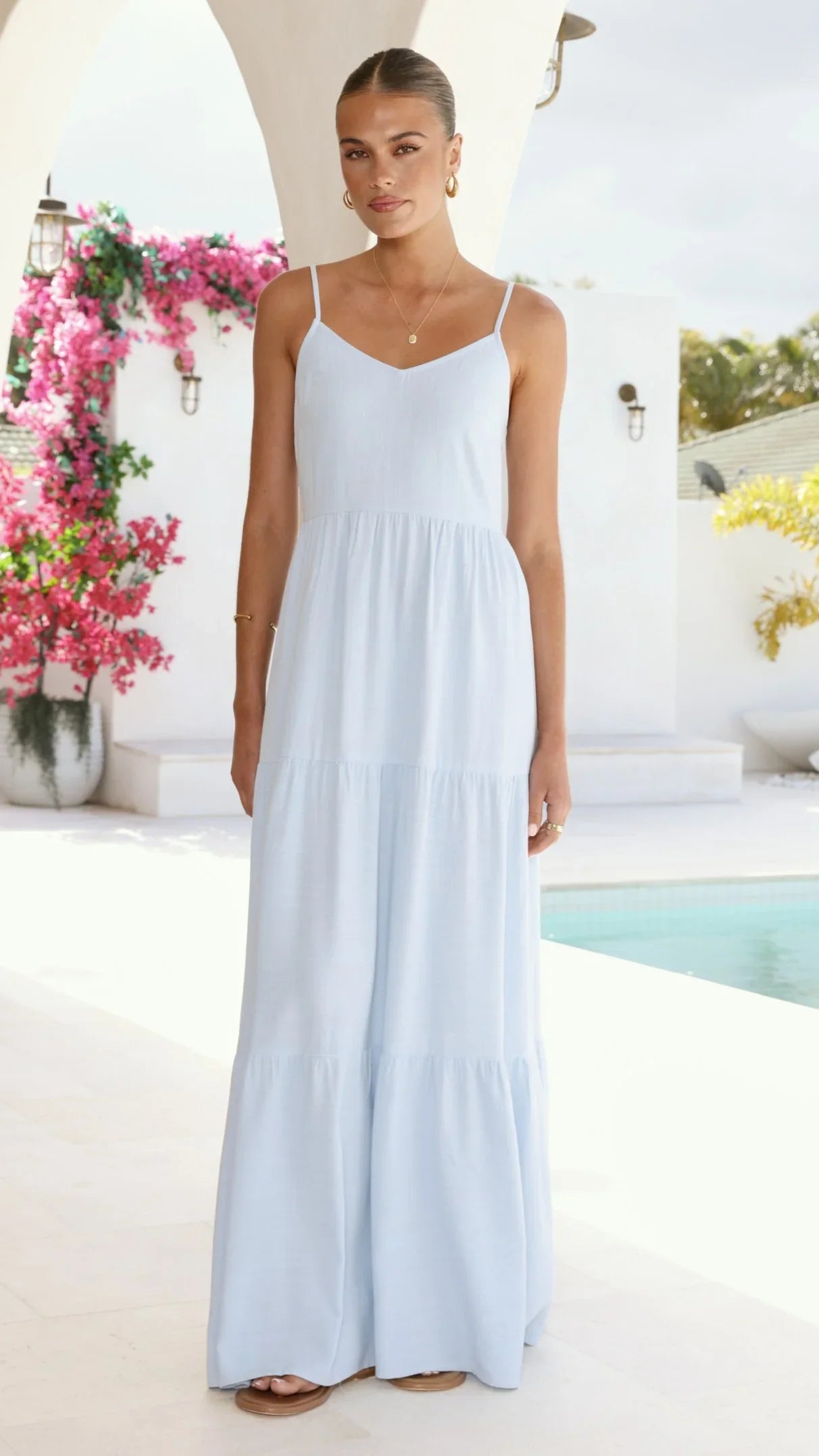 Shelley Maxi Dress Blue