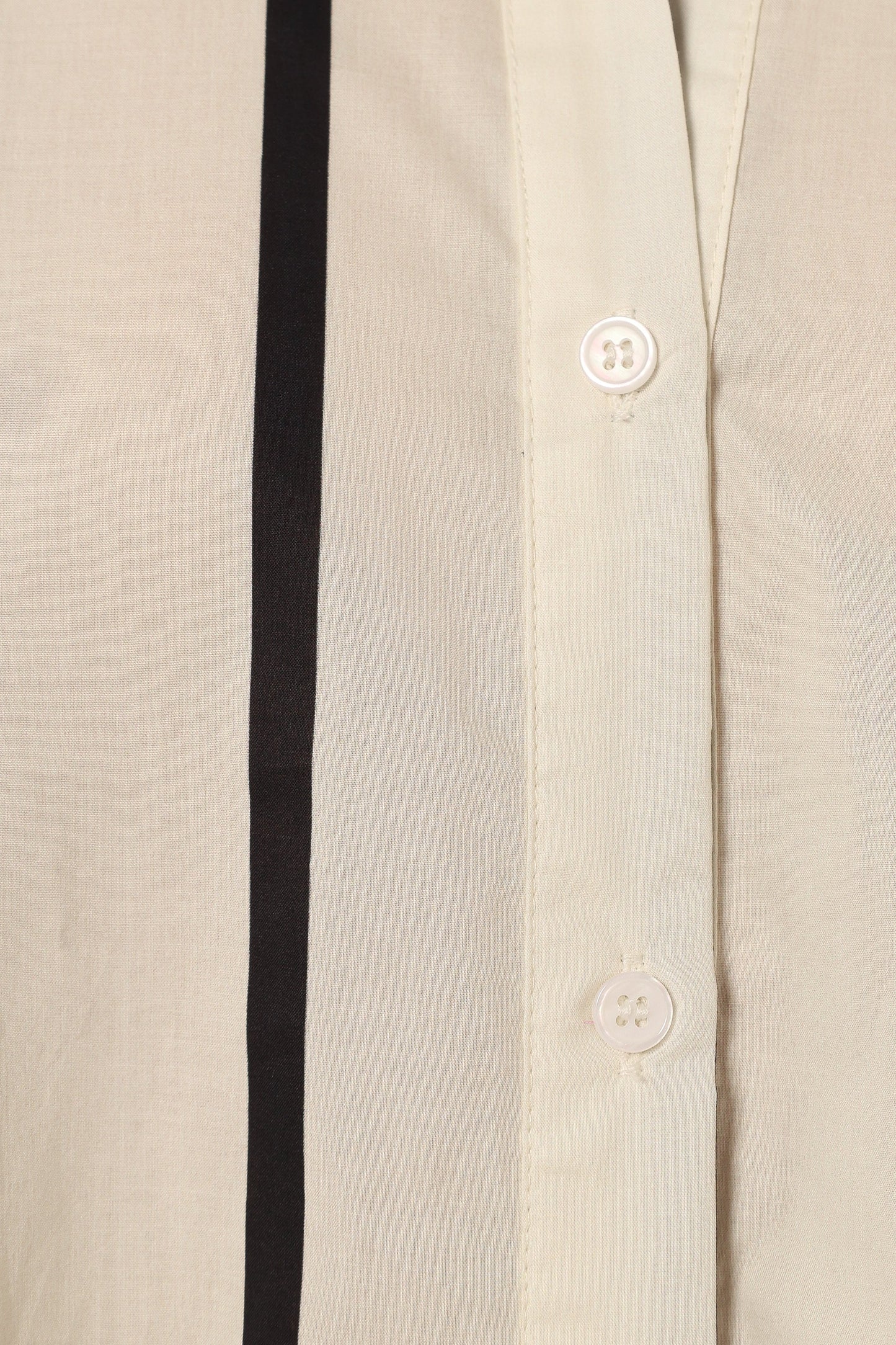 Silvia Button Down Shirt Cream Stripe
