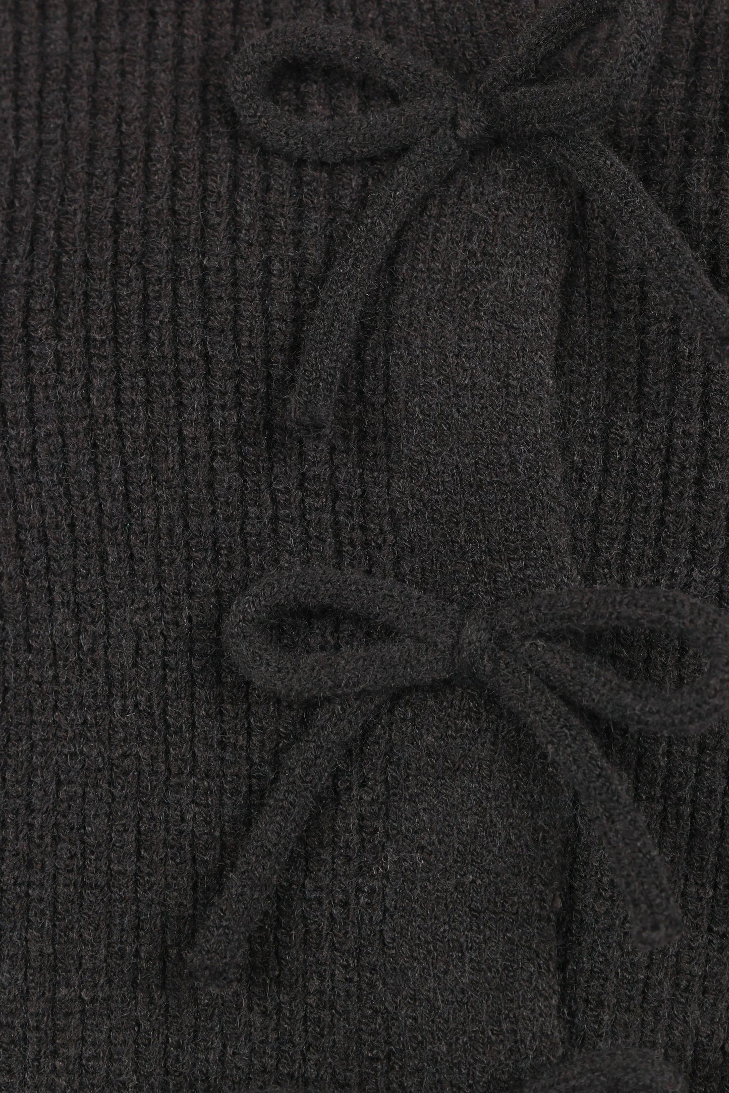 Wilde Bow Front Cardigan Black