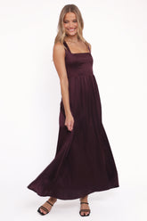 Elania Maxi Dress Plum