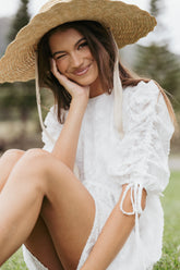 Giselle Mini Dress White Floral