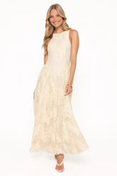 Denny Maxi Dress Butter Yellow