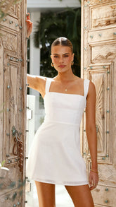 Nadalia Mini Dress White