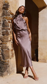 Esther Maxi Dress Mushroom