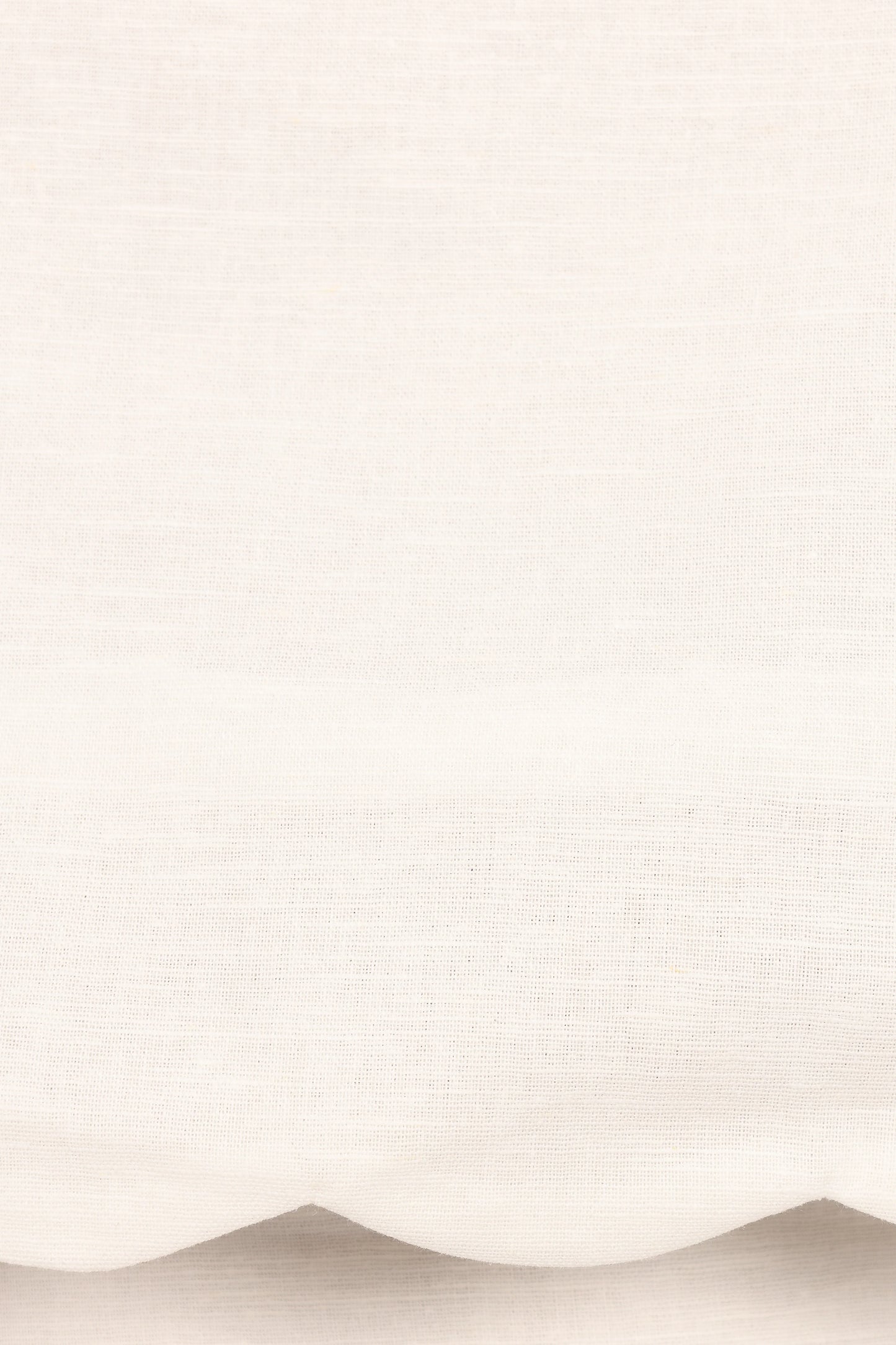 Wendie Scalloped Top Cloud White