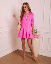 Finlie Poplin Mini Shirt Dress
