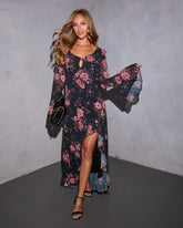 Chapel Glow Printed Maxi Dress