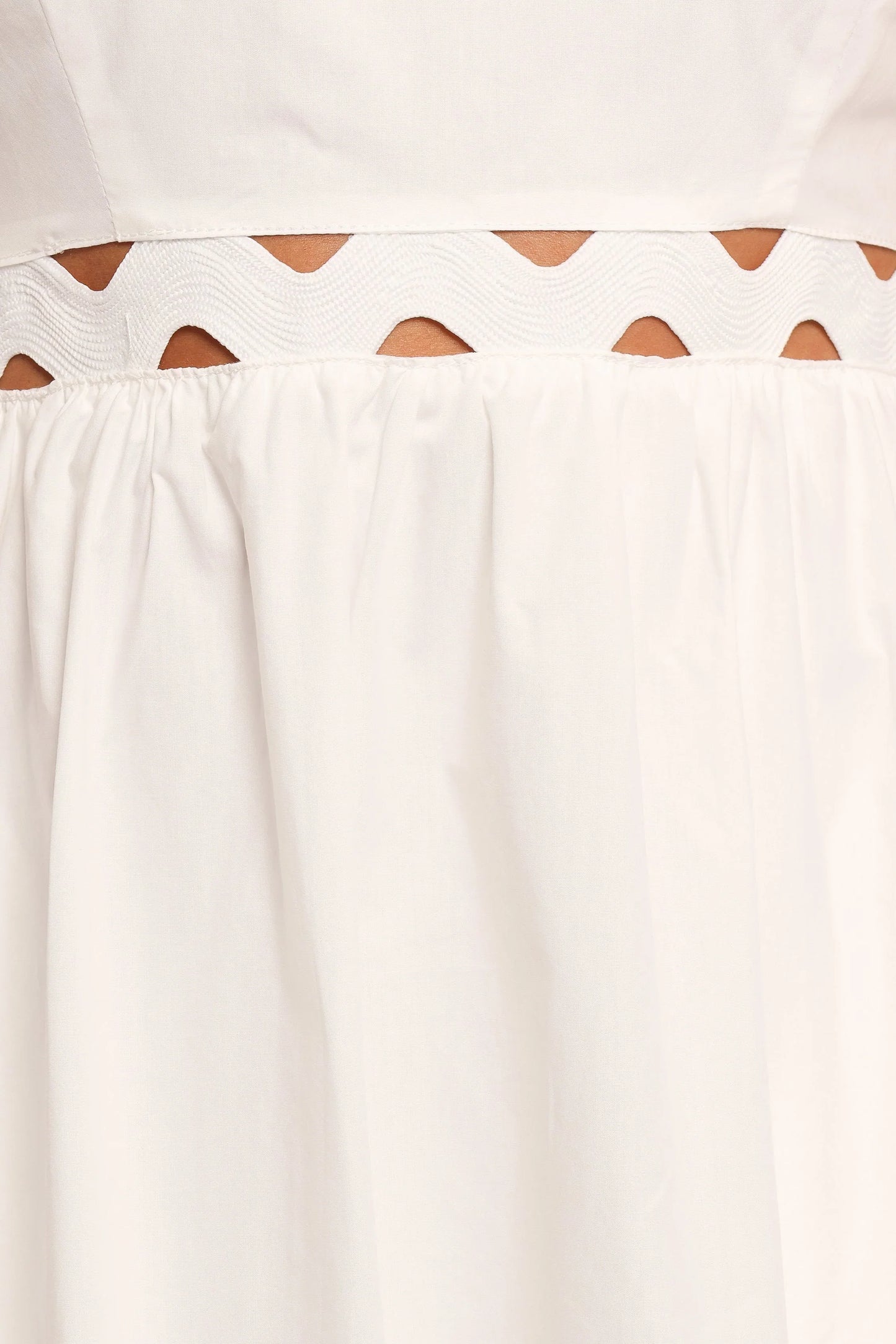Angelus Midi Dress White