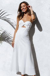 Rosetta Dress White