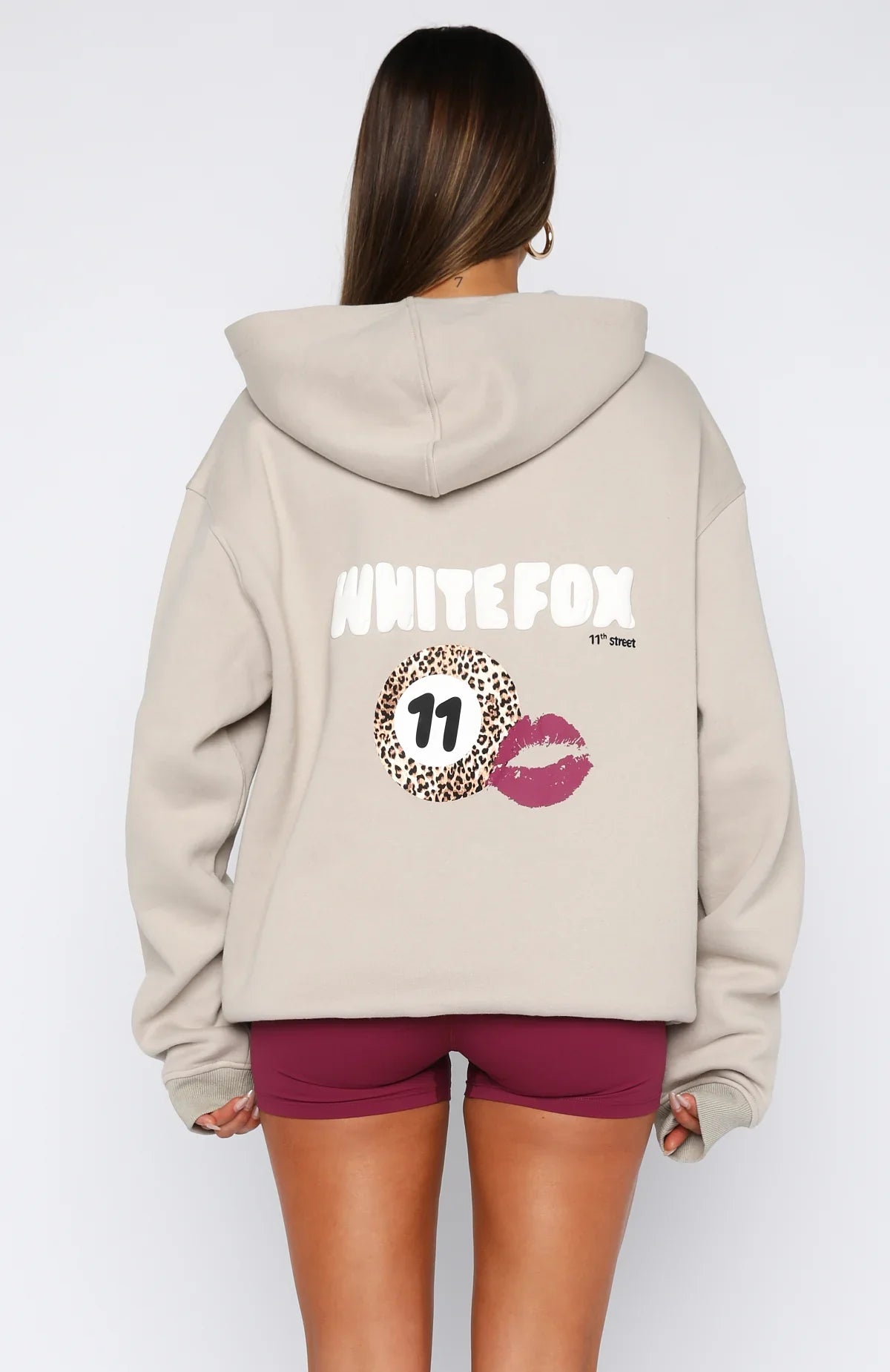 11th Street Shes So Lucky Oversized Hoodie Moon Kiss