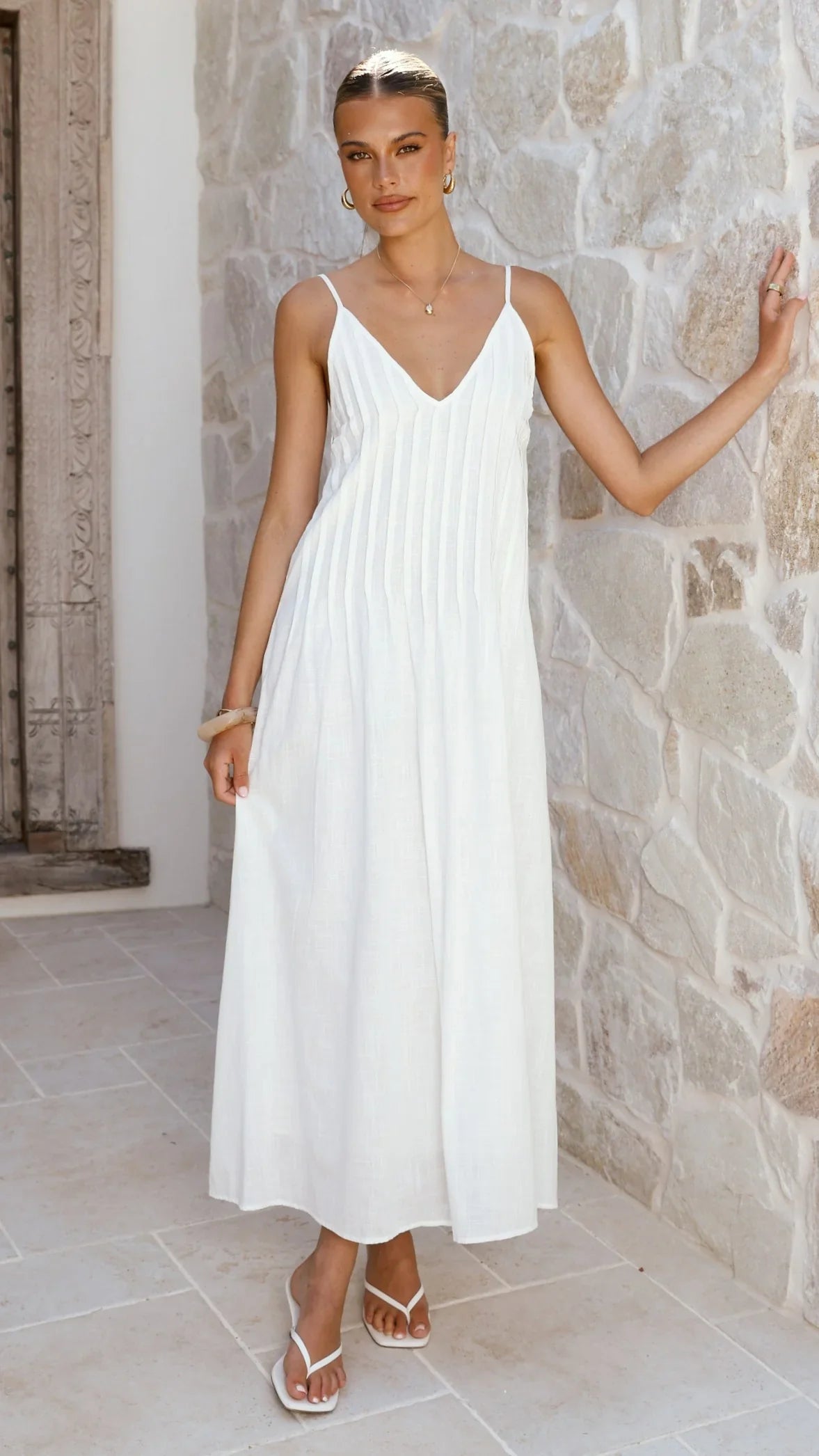 Aspen Maxi Dress White