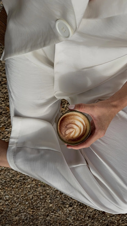 Imogen Button Pants Cream