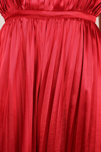 Eden Wide Leg Jumpsuit Red