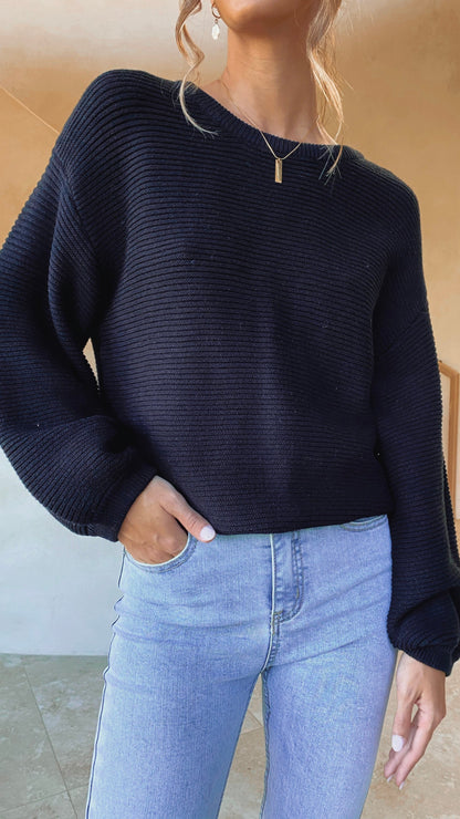 Carmel Knit Black