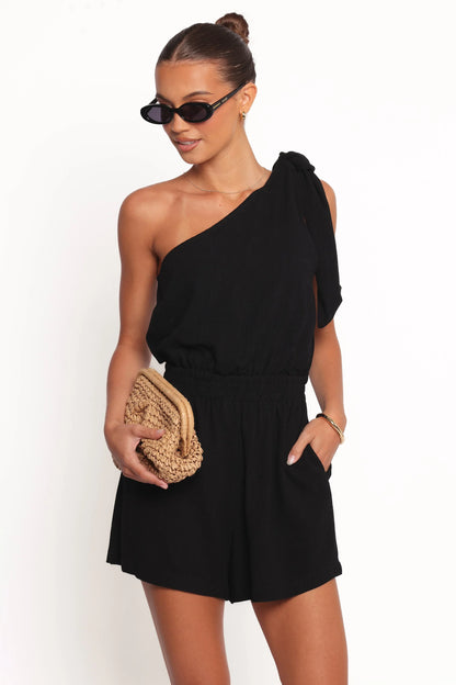 Sally Romper Black