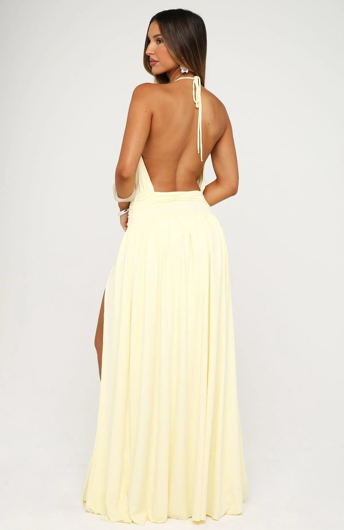 Light Of Amour Maxi Dress Lemon