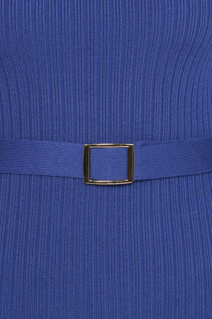 Wilda Long Sleeve Mini Dress Navy