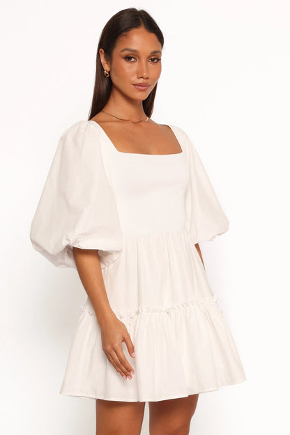 Meredith Mini Dress White