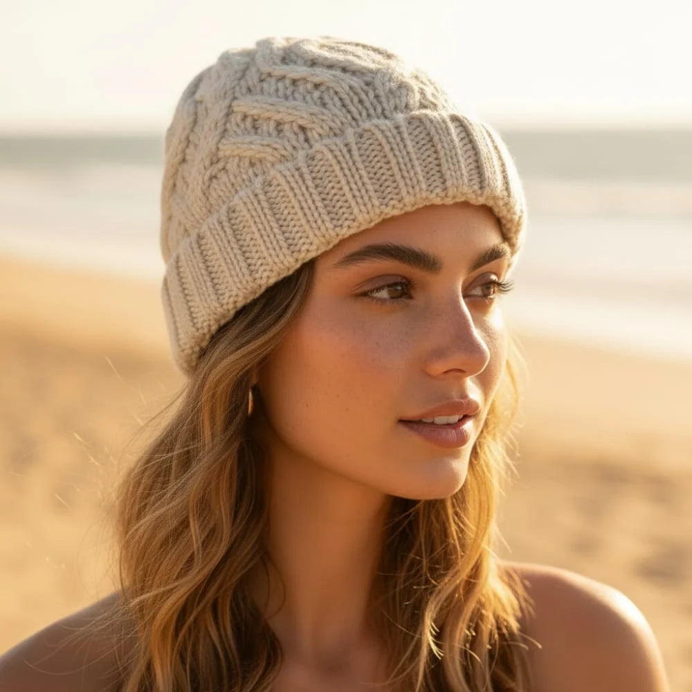 Knit Wool Beanie