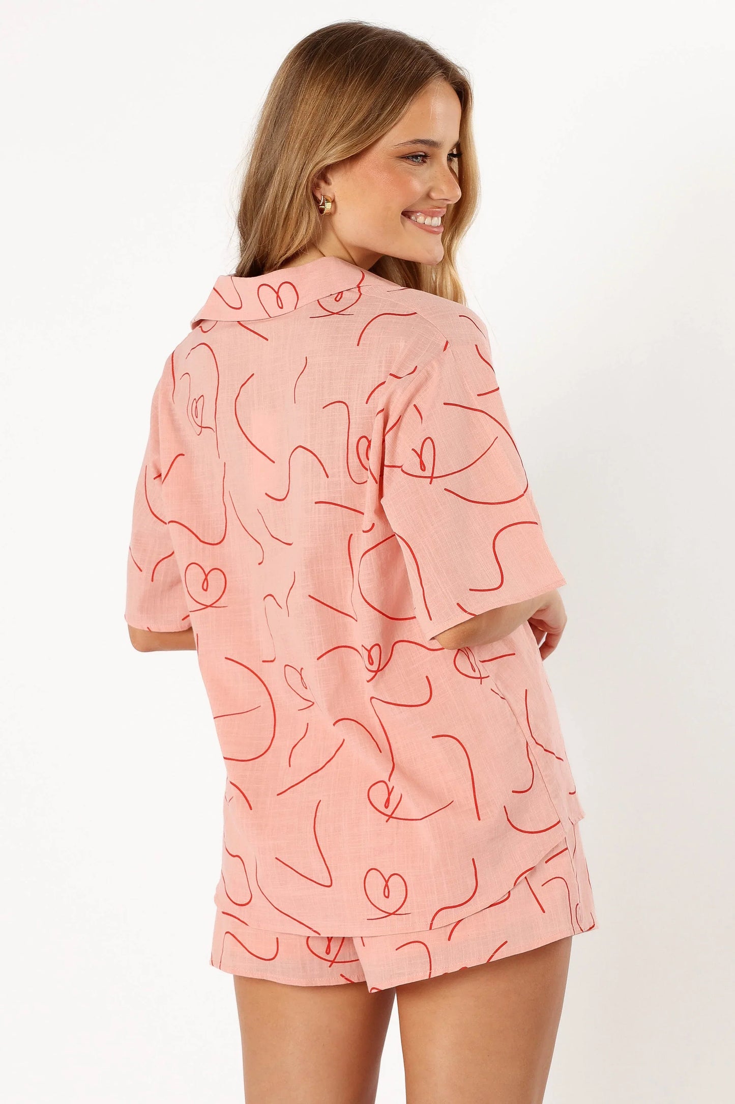 Darla Short Set Pink Swirl
